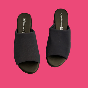 Kohl's Black Mules Sleek Slip-On Design